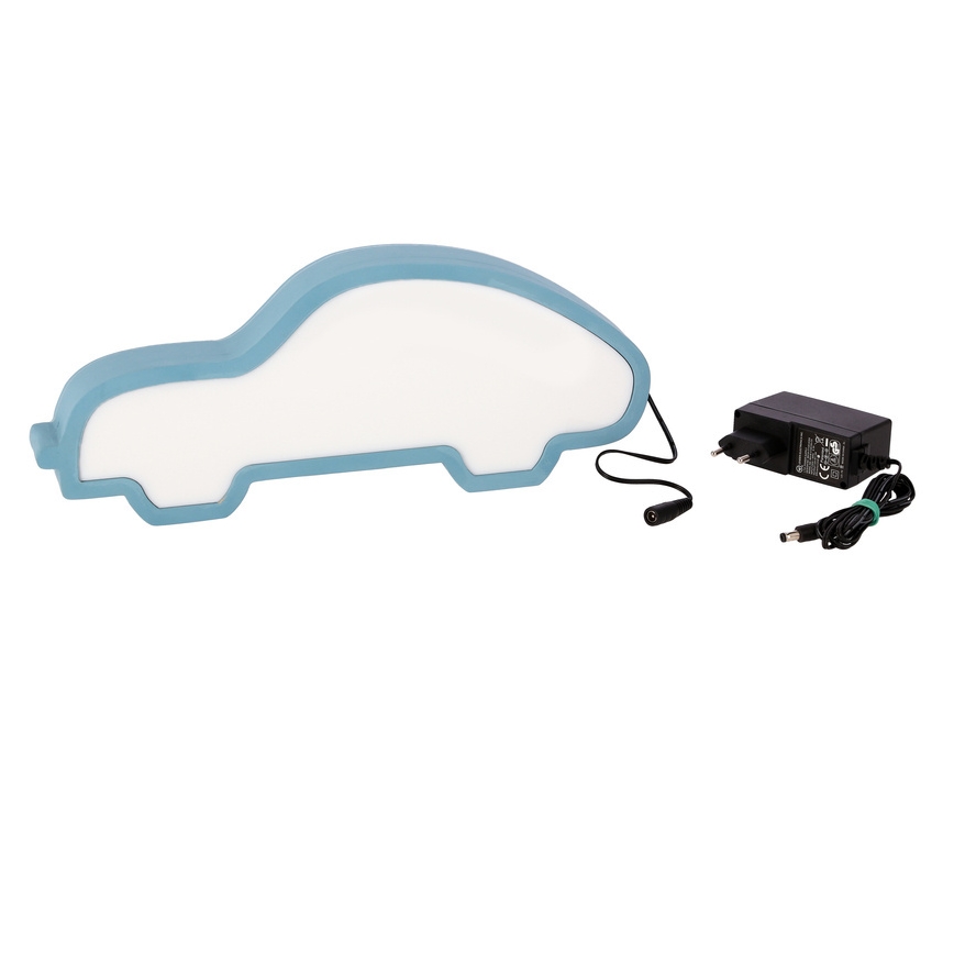 LED kinderbureaulamp CAR LED/11W/230V blauw