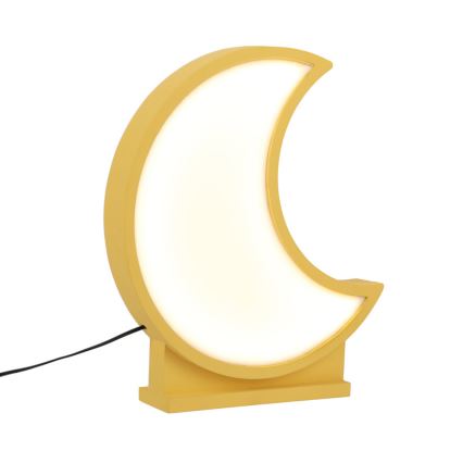 LED kinderbureaulamp MOON LED/12W/230V geel