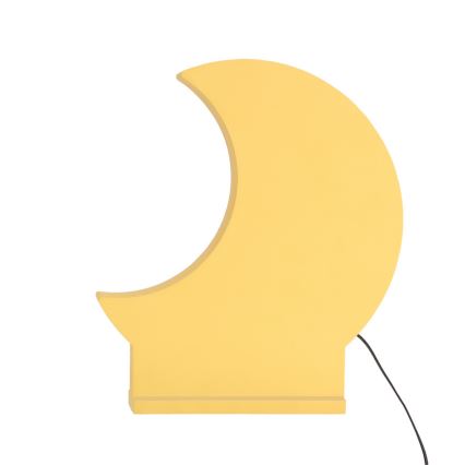 LED kinderbureaulamp MOON LED/12W/230V geel