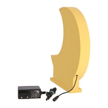LED kinderbureaulamp MOON LED/12W/230V geel