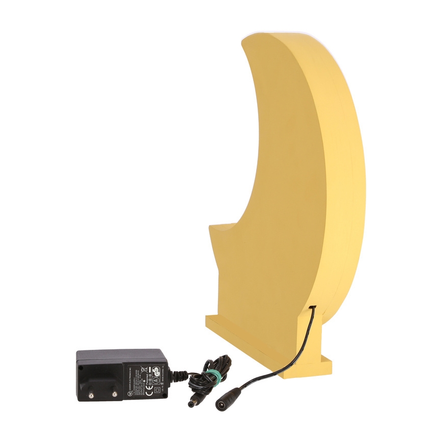 LED kinderbureaulamp MOON LED/12W/230V geel