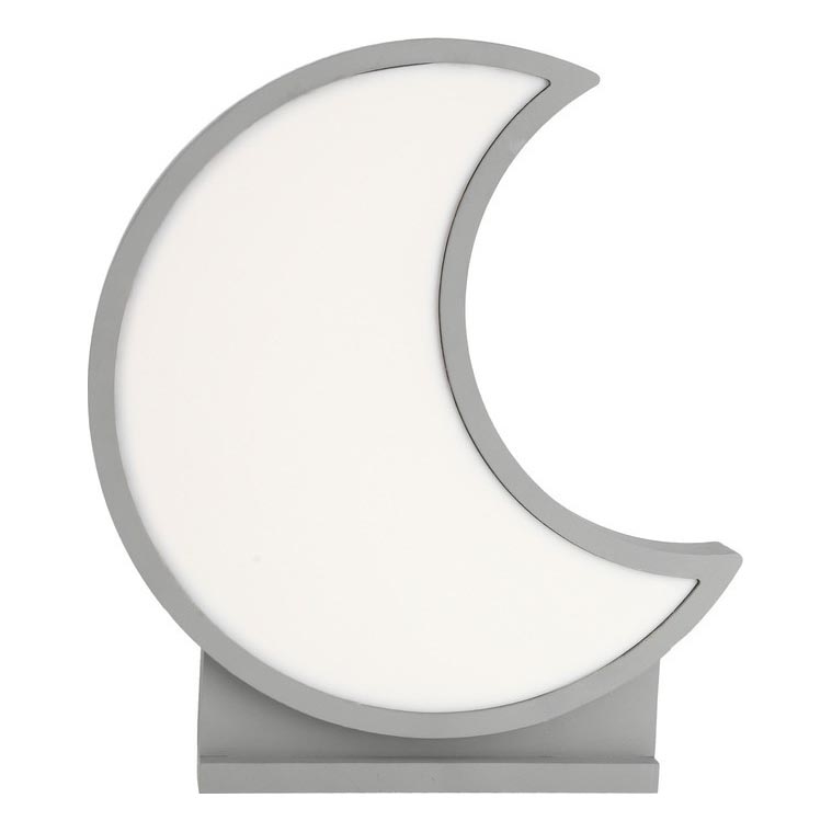 LED kinderbureaulamp MOON LED/12W/230V grijs