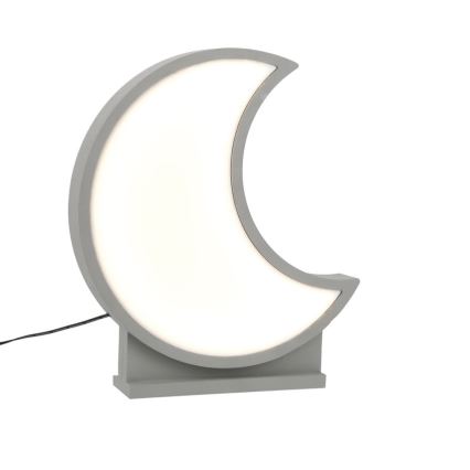 LED kinderbureaulamp MOON LED/12W/230V grijs