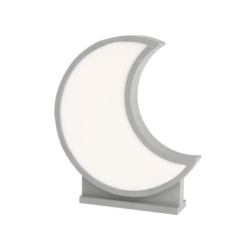LED kinderbureaulamp MOON LED/12W/230V grijs