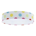 LED Kinderplafondlamp GALAXY KIDS LED/24W/230V kleurrijke stippen