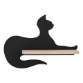 LED Kinderwandlamp met plank BLACK CAT LED/5W/230V,