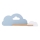 LED Kinderwandlamp met plank CLOUD LED/5W/230V blauw/wit,