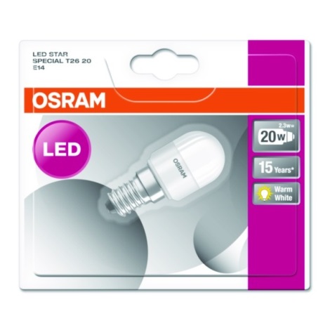 LED Koelkastlampje STAR E14/2,3W/230V 2700K - Osram