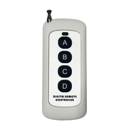 LED-kristallen plafondlamp MURU LED/24W/230V Ø 40 cm glanzend chroom + afstandsbediening