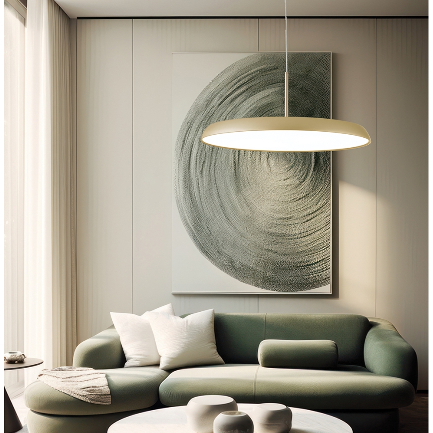 LED-kroonluchter aan kabel ART LED/41W/230V goud