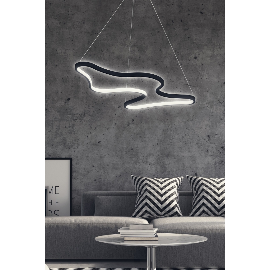 LED-kroonluchter aan kabel ARTISAN LED/36W/230V 6500K zwart