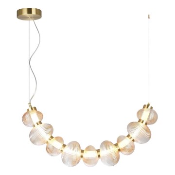 LED-kroonluchter aan kabel BOLLA LED/36W/230V goud/rookbeige