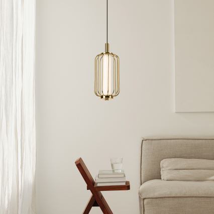 LED-kroonluchter aan kabel BONNIE LED/10W/230V 3000K goudkleurig