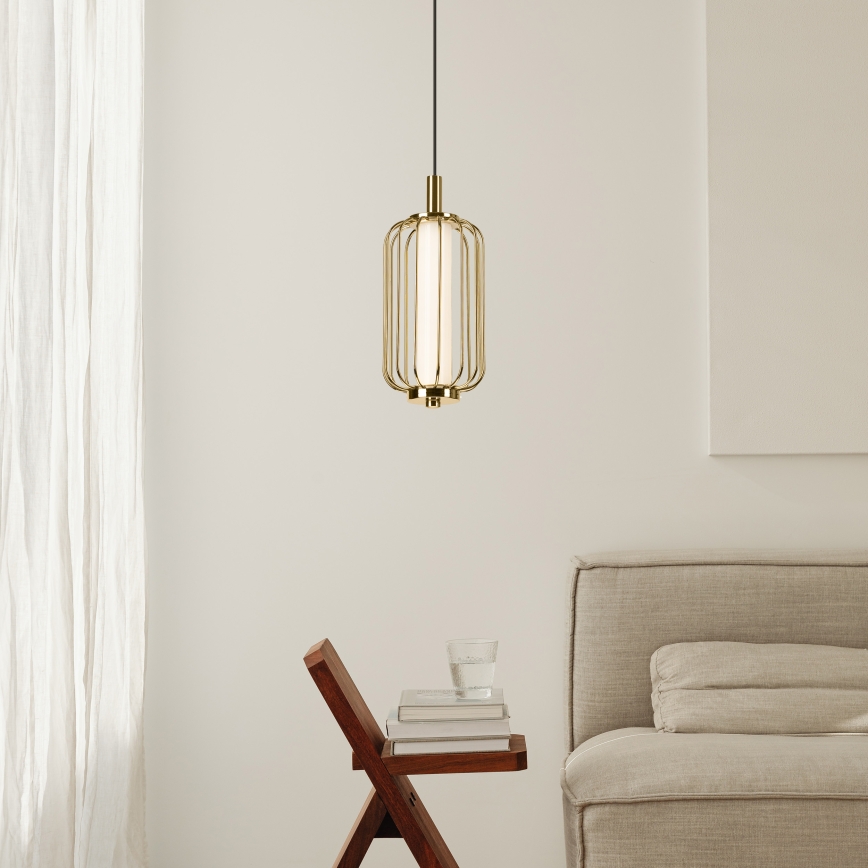 LED-kroonluchter aan kabel BONNIE LED/10W/230V 3000K goudkleurig