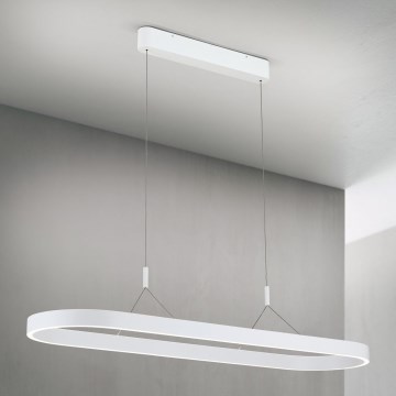 LED-kroonluchter aan kabel CARRARA LED/80W/230V 2700/3000/4000K wit
