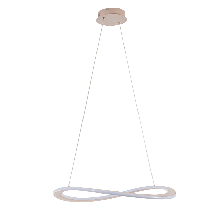 LED-kroonluchter aan kabel CASHMERE LED/40W/230V Ø 59,5 cm beige