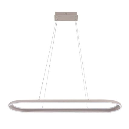 LED-kroonluchter aan kabel CASHMERE LED/80W/230V 30x100 cm beige