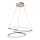 LED-kroonluchter aan kabel CORT LED/40W/230V zilver