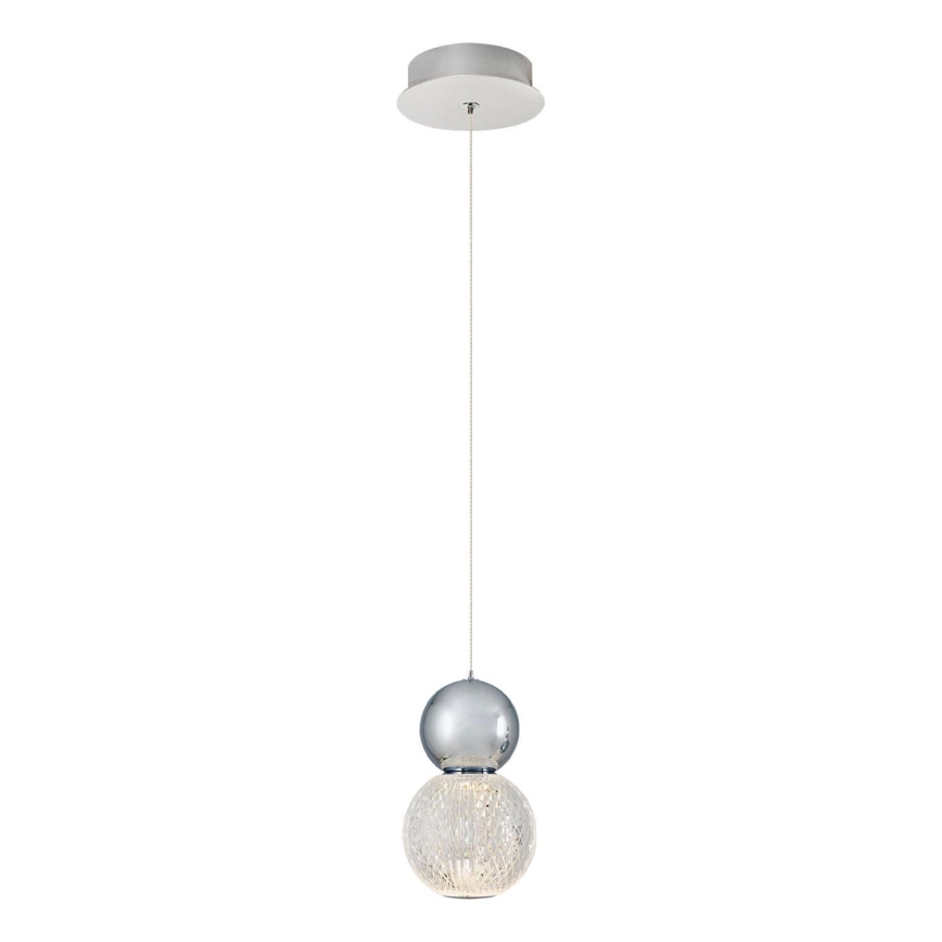 LED-kroonluchter aan kabel CREMONA LED/5W/230V 3000K mat chroom