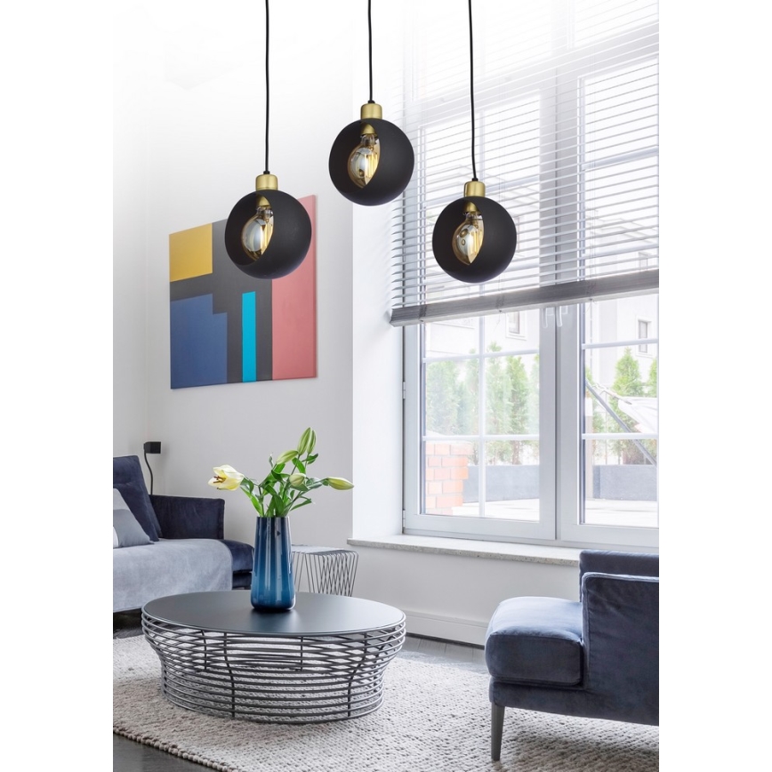LED-kroonluchter aan kabel CUBUS 3xE27/60W/230V