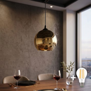 LED-kroonluchter aan kabel CUBUS Ø 25 cm 1xE27/15W/230V