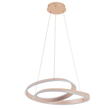 LED-kroonluchter aan kabel GLOW LED/75W/230V 4000K Ø 60 cm goudkleurig
