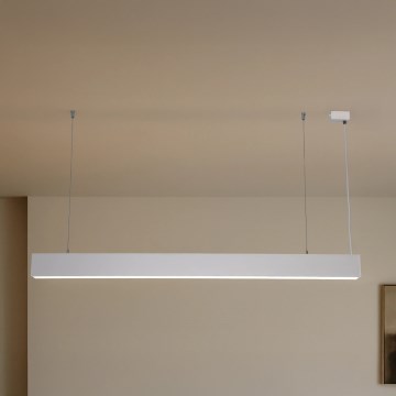 LED-kroonluchter aan kabel LED/55W/230V 3000/4000/6500K 120 cm wit