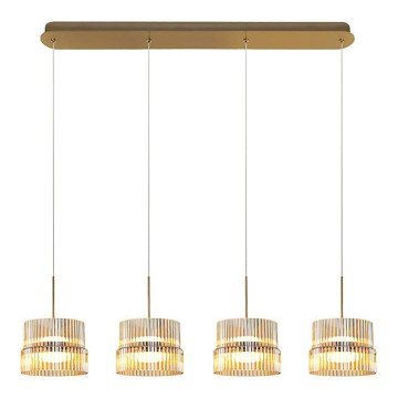 LED-kroonluchter aan kabel LUXE LED/46W/230V messing