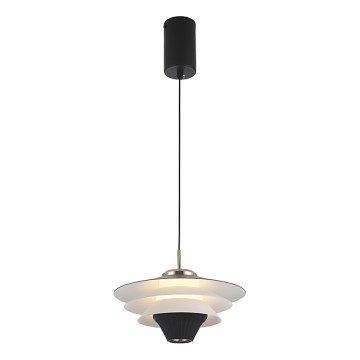 LED-kroonluchter aan kabel MANLEY LED/5W/230V zwart/wit