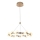 LED-kroonluchter aan kabel MARS LED/50W/230V 3000K goud