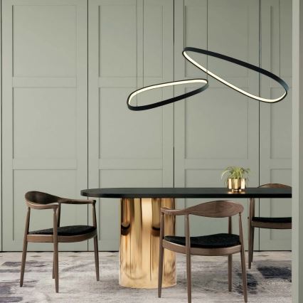 LED-kroonluchter aan kabel MICHELLE LED/48W/230V 4000K zwart