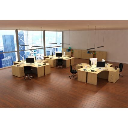 LED-kroonluchter aan kabel/opbouw LED/44W/230V 4000K 120 cm zwart