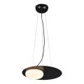 LED-kroonluchter aan kabel PETIT LED/12W/230V zwart