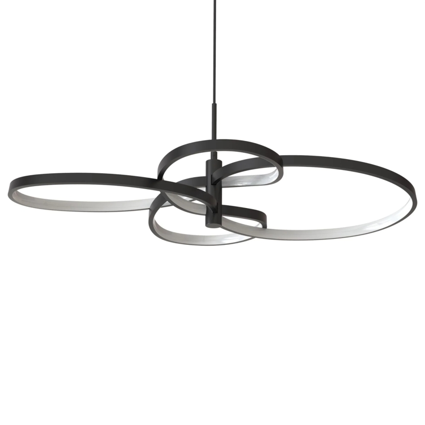 LED-kroonluchter aan kabel RIBBON LED/37W/230V 4000K zwart