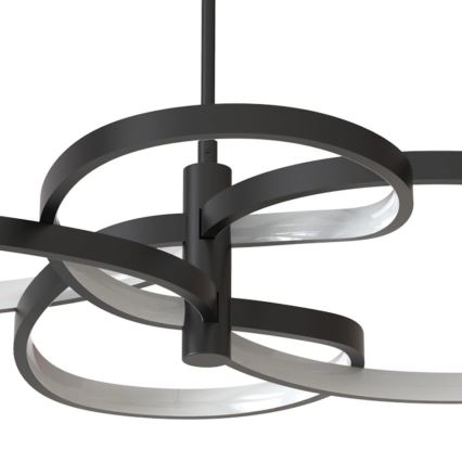 LED-kroonluchter aan kabel RIBBON LED/37W/230V 4000K zwart