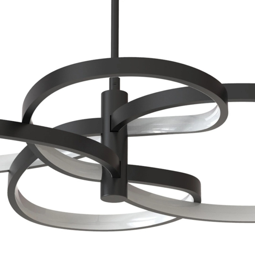 LED-kroonluchter aan kabel RIBBON LED/37W/230V 4000K zwart