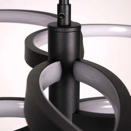 LED-kroonluchter aan kabel RIBBON LED/37W/230V 4000K zwart