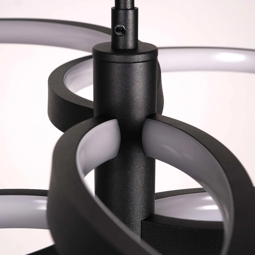LED-kroonluchter aan kabel RIBBON LED/37W/230V 4000K zwart