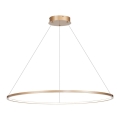 LED-kroonluchter aan kabel SATURNO LED/57W/230V Ø 100 cm IP44 goud
