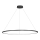 LED-kroonluchter aan kabel SATURNO LED/65W/230V Ø 120 cm IP44 zwart