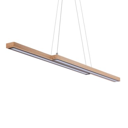 LED-kroonluchter aan kabel SENTO LED/19W/230V hout