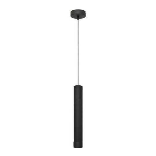 LED-kroonluchter aan kabel TUBA 1xGU10/4,8W/230V zwart