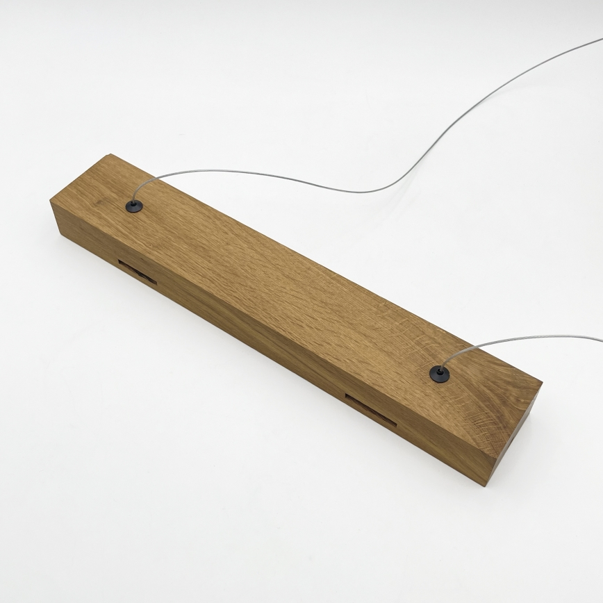 LED-kroonluchter aan kabel VERDE LED/18W/230V 3000K 76 cm eik