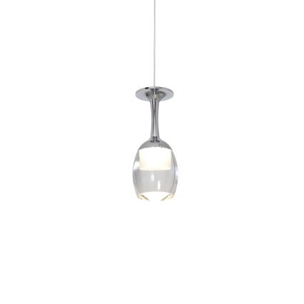 LED Kroonluchter aan koord COPPA 1xLED/5W/230V