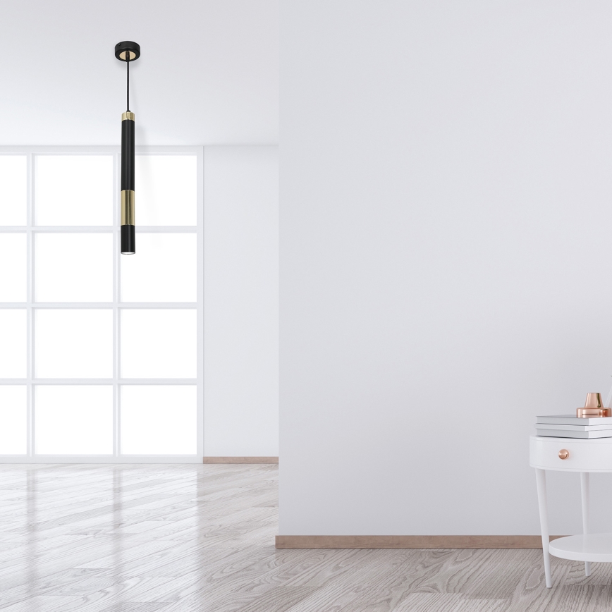 LED Kroonluchter aan koord DALLAS 1xGU10/3W/230V