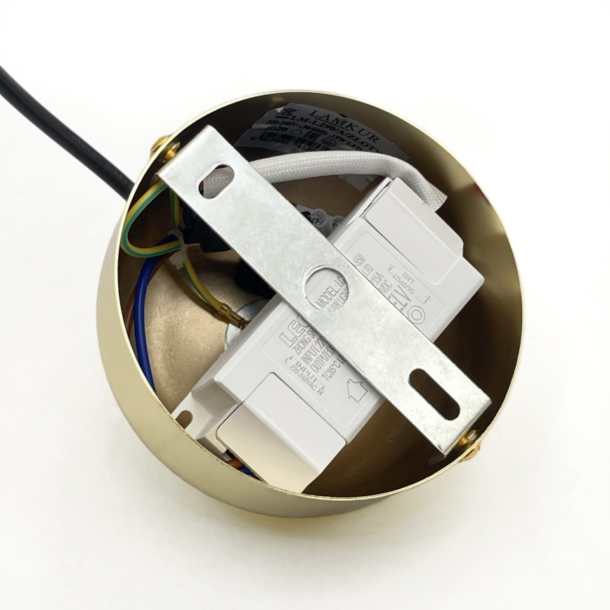 LED-kroonluchter aan snoer BONNIE LED/15W/230V 3000K goud