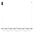 LED-kroonluchter met kabel ATOLA LED/19W/230V zwart/helder