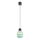 LED-kroonluchter met kabel CACTUS LED/3W/230V 3000K zwart/blauw