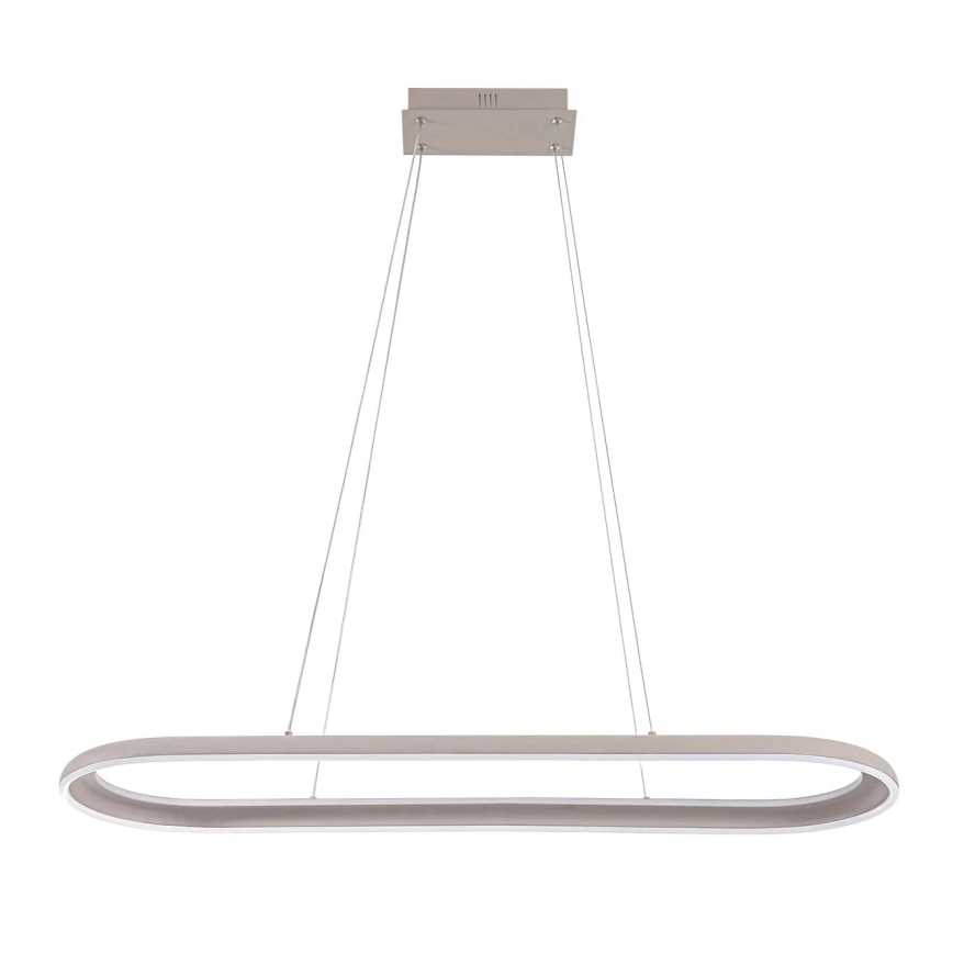 LED-kroonluchter met kabel CASHMERE LED/80W/230V 30x100 cm wit