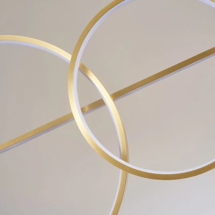 LED-kroonluchter met kabel LAURA LED/42W/230V goudkleurig